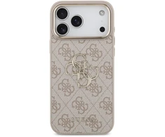 Dėklas Guess 4G Big 4G Classic Logo skirtas iPhone 18 Pro Max / iPhone 17 Pro Max pink auksinis