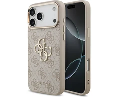 Dėklas Guess 4G Big 4G Classic Logo do iPhone 18 Pro Max / 17 Pro Max rožinė auksinė