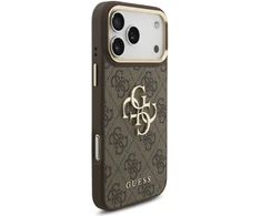 Dėklas Guess 4G Big 4G Classic Logo Case for iPhone 17 Pro Max / 18 Pro Max - Brown and Gold
