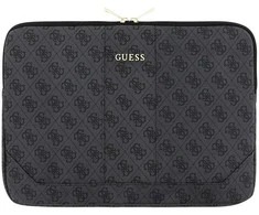Guess PU Leather 4G dėklas skirtas Notebook 13" pilkos spalvos