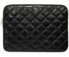 Nešiojamo kompiuterio dėklas 14" Guess Sleeve Quilted 4G (GUCS14ZPSQSSGK) juodos spalvos