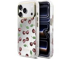 Guess TPU Glitter Cherry MagSafe dėklas skirtas iPhone 17 Pro