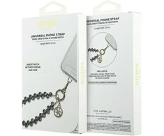 „Guess Universal Wrist Strap Crystals 4G Charm“ juodos spalvos