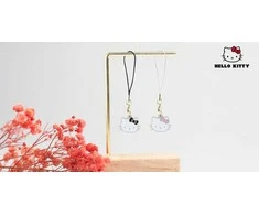 Hello Kitty pakabukas HKCPMKHK juodos spalvos Charm Kitty Head