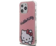 Hello Kitty IML Daydreaming Logo dėklas telefonui Apple iPhone 13 Pro rožinės spalvos