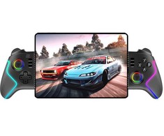 „iPega 9122“ belaidis tempimo RGB žaidimų pultas, skirtas „Android“ / „iOS“ / „PS3“ / „PS4“ / „PC“, juodas
