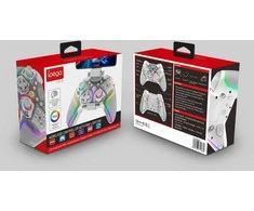 „iPega 9666BH“ „Bluetooth“ RGB žaidimų pultas, skirtas „Android“ / „iOS“ / „PS3“ / „PS4“ / „PC“ / „N-Switch“ Baltas