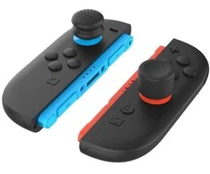 iPega SW2026B Thumb Grips JoyCon Controller for Nintendo Switch 2 6pcs juodos spalvos