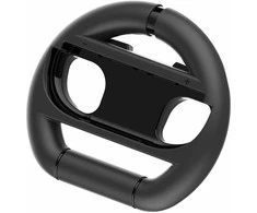 „iPega SW2054“ lenktyninis vairas, skirtas „JoyCon“ valdikliams, „Nintendo Switch 2“, juodas