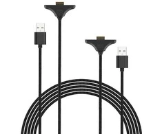 „iPega SW2119A“ įkrovimo laidas (3 m, 2 vnt.), skirtas „JoyCon“ valdikliui „Nintendo Switch 2“, raudonas/mėlynas
