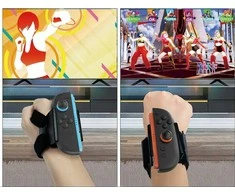 iPega SW2136 Sports Bands for Nintendo Switch 2 JoyCon juodos spalvos