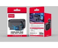 „iPega SW2206“ aušinimo ventiliatorius įkrovimo dokui „Nintendo Switch 2 Blackk“