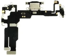 Dėklas Iphone Lcd „iPhone 15“ lankstus laidas su įkrovimo jungtimi, juoda