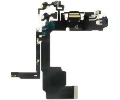 Dėklas Iphone Lcd iPhone 15 Pro Flex kabelis su įkrovimo jungtimi juodos spalvos