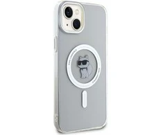 Dėklas Karl Lagerfeld KLHMP15MHFCCOT IPHONE 15 PLUS / 14 PLUS 6.7 "TRANSPARENT HARDCASE IML CHAPETTE MAGSAFE