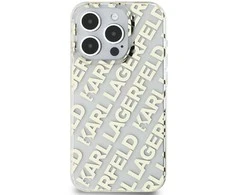 Apple iPhone 15 Pro Max Karl Lagerfeld dėklas IML Fullover Logo (KLHCP15XHKFOEMD) aukso spalvos