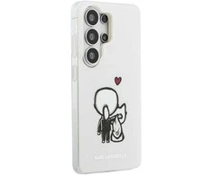 Karl Lagerfeld IML K&CH Back Logo Magnetic dėklas skirtas Apple iPhone Samsung Galaxy S26 Ultra skaidrus