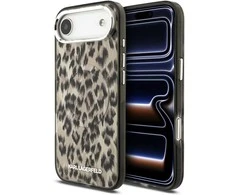 Karl Lagerfeld IML Leopard MagSafe dėklas skirtas Apple iPhone Air Brown