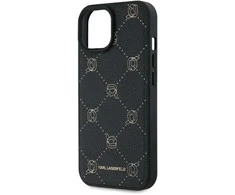 Dėklas Karl Lagerfeld KLHMP15SPGKHPHK Apple iPhone 15 6.1″ juodos spalvos Magsafe Karl Head