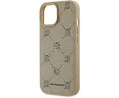 Dėklas Karl Lagerfeld KLHMP15SPGKHPHE Apple iPhone 15 6.1″ beige Magsafe Karl Heads