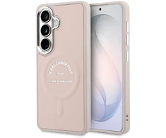 Karl Lagerfeld PU RSG Logo Magnetic dėklas skirtas Samsung Galaxy S26 Rožinė