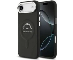 Karl Lagerfeld PU RSG Logo MagSafe dėklas skirtas Apple iPhone Air juodos spalvos