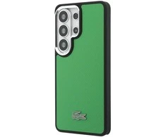 Lacoste Petit Pique Metal Logo Magnetic dėklas skirtas Samsung Galaxy S26 Ultra Estragon Žalias