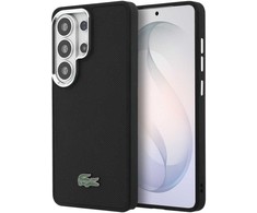 Lacoste Petit Pique Metal Logo Magnetic dėklas skirtas Samsung Galaxy S26 Ultra juodos spalvos