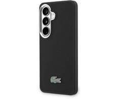 Lacoste Petit Pique Metal Logo Magnetic dėklas skirtas Samsung Galaxy S26 juodos spalvos