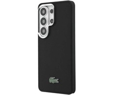 Lacoste Petit Pique Metal Logo Magnetic dėklas skirtas Samsung Galaxy S26 Ultra juodos spalvos