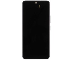 Dėklas LCD ekranas + jutiklinis blokas + priekinis dangtelis Samsung S901B Galaxy S22 Phantom Juodas (pakeitimų paketas)