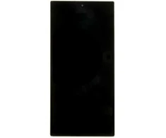 Dėklas LCD ekranas + jutiklinis blokas + priekinis dangtelis „Samsung S918 Galaxy S23 Ultra Kreminis“ (pakeitimų paketas)