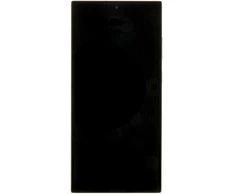 Dėklas LCD ekranas + jutiklinis blokas + priekinis dangtelis Samsung S918 Galaxy S23 Ultra Phantom Juodas (pakeitimų paketas)