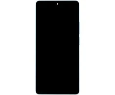 Dėklas LCD Ekranas + Touch Unit + Front Cover for Xiaomi Redmi Note 14S Mėlyna (Service Pack)