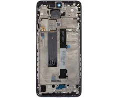 LCD ekranas + lietimui jautrus skydelis + priekinis dangtelis, skirtas „Xiaomi Redmi Note 9 Pro 5G“ (juodas) (pakeitimo paketas)