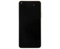 Dėklas LCD Ekranas + Touch Unit + Front Cover for Xiaomi Mi 11 Lite 4G Juodas (Service Pack)