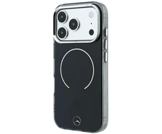 Mercedes dviejų sluoksnių ikoniško logotipo MagSafe dėklas iPhone 18 Pro Max / 17 Pro Max - Juodas