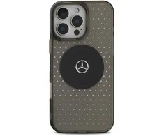 Mercedes MB Case Star Pattern Apple iPhone 16 Pro - dėklas telefonui juodos spalvos