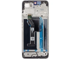 Dėklas Motorola G57 Power LCD Ekranas + Touch Unit + Front Cover Juodas (Service Pack)