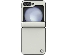 Nillkin CamShield Flip dėklas skirtas Samsung Galaxy Z Flip 6/7 FE baltos spalvos