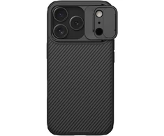Nillkin CamShield PRO dėklas skirtas Apple iPhone 17 Pro juodos spalvos