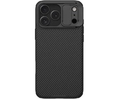 Nillkin CamShield PRO dėklas skirtas Apple iPhone 17 Pro Max juodos spalvos