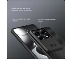 Nillkin CamShield PRO Hard Xiaomi 14T Pro dėklas telefonui juodos spalvos