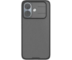 Nillkin CamShield PRO kietas dėklas, skirtas Xiaomi Redmi Note 17 Pro 5G, skaidrus juodas