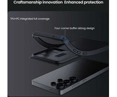 Nillkin CamShield PRO Hard Samsung Galaxy S25 Ultra dėklas telefonui juodos spalvos