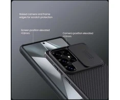 Nillkin CamShield PRO Magnetic Hard dėklas skirtas Samsung Galaxy S25 Ultra juodos spalvos