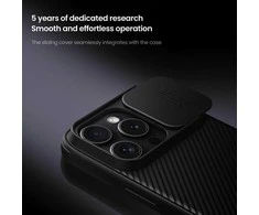 Nillkin CamShield Pro Magnetic Hard Apple iPhone 16 Pro dėklas telefonui juodos spalvos
