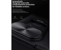 Nillkin CamShield Prop dėklas skirtas Samsung Galaxy Z Fold 7 juodos spalvos
