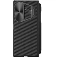 Nillkin CamShield Prop Magnetic Pen Slot dėklas skirtas Samsung Galaxy Z Fold 7 juodos spalvos