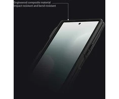 Nillkin CamShield Prop Pen Slot dėklas skirtas Samsung Galaxy Z Fold 7 juodos spalvos